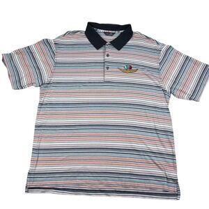 Albert Ross Polo Shirt Mens XL Indianapolis Motor Speedway Dadcore Racing VTG